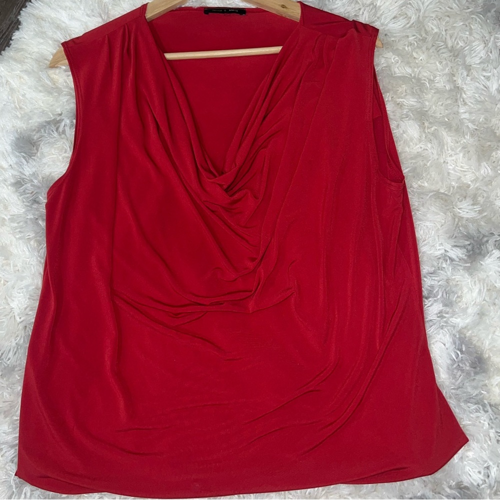 Women’s XL Jennie & Marlis Sleeveless Red Top